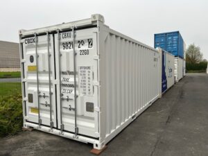 Offshore containers receiving DNV-2.7-1 certification for quality and safety.