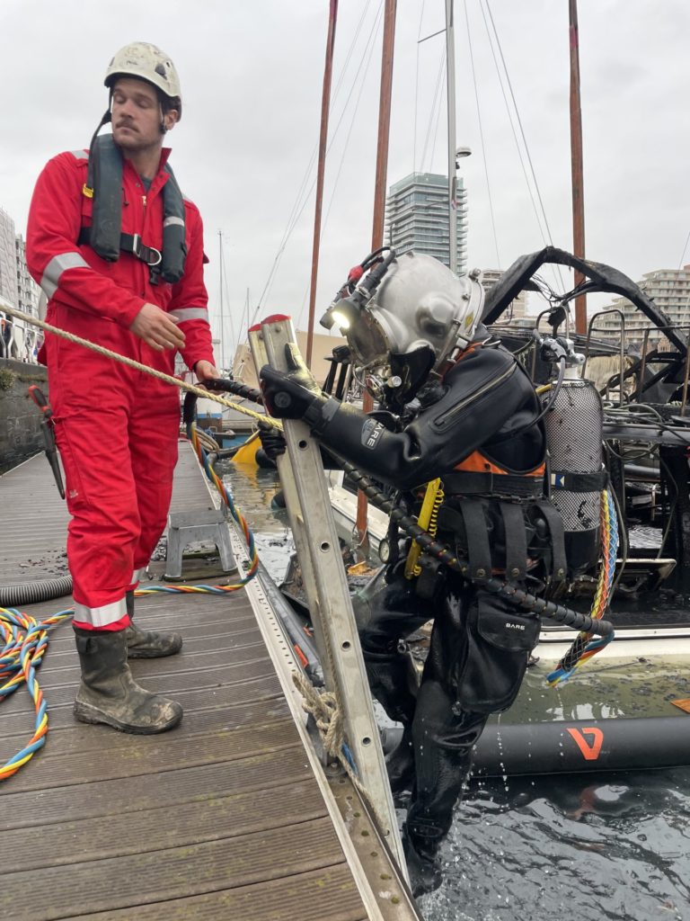 Salvaging the M/V BLINERA