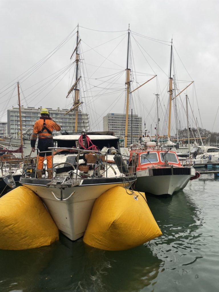 Salvaging the M/V BLINERA