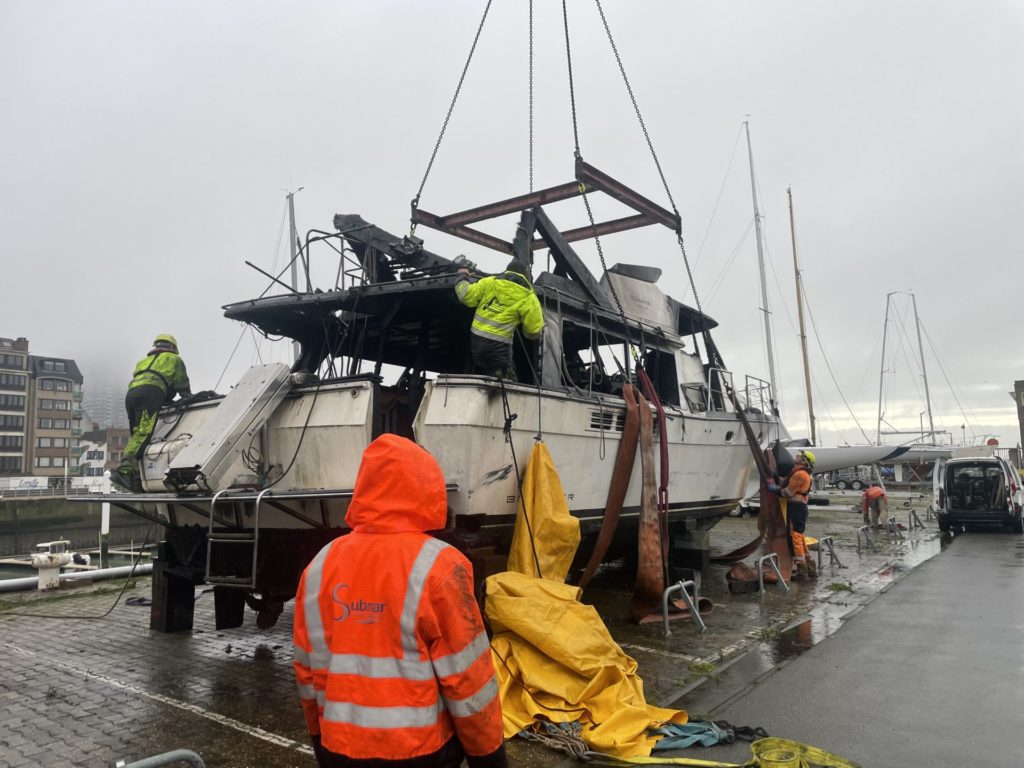Salvaging the M/V BLINERA