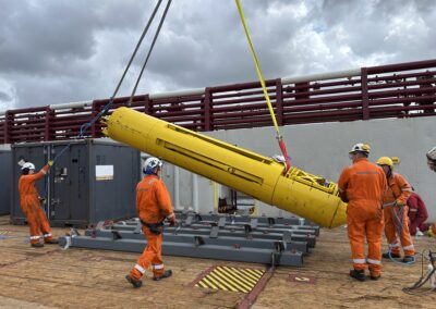 Our brand-new 4.000bar Pile Cutting Tool is brought on board with care.
