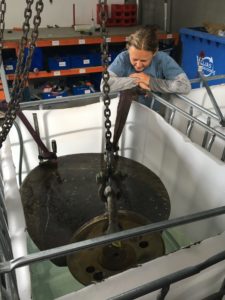Testing Propeller Cleaning and Polishing Unit