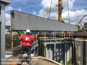 A thorough inspection of the Ooigem lock