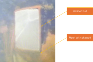 technical cutting detail
